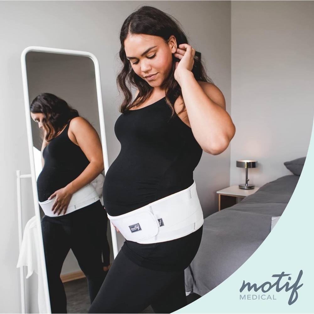 Pregnancy Back Brace Motif Medical NEW in bag NWT white size small